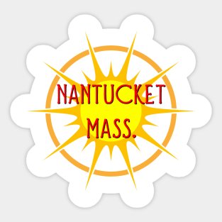 Life's a Beach: Nantucket, Mass. Sticker